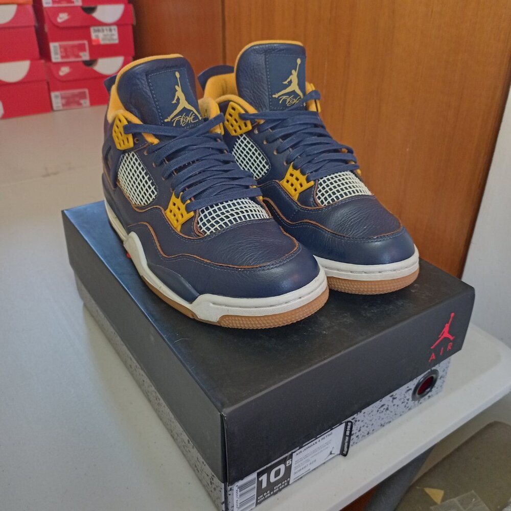 Size 10.5 - Air Jordan 4 Retro Dunk From Above OG box excellent condition - Picture 4 of 13